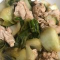 大阪のちゃーちゃん's cooksnap of when they made 豚肉とチンゲン菜のポン酢炒め.