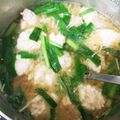 Naopf1404's cooksnap of when they made 鶏つくねと椎茸の味噌汁♪.