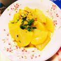 ♪ショコラ☆'s cooksnap of when they made 簡単煮物♪【豚ばら大根（和風カレー）】.