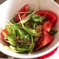 なつ★なつ's cooksnap of when they made 水菜と玉ねぎとツナのパパッとサラダ.