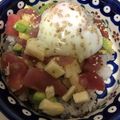 クックJAQ6EL☆'s cooksnap of when they made 長芋とアボカド&マグロのサラダ丼.