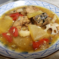 kumitch's cooksnap of when they made サバの味噌煮缶と大根の煮物.