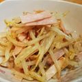 しんにし's cooksnap of when they made モヤシとハムのナムル.