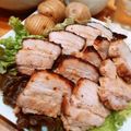 とりのひと's cooksnap of when they made 【オーブン】豚バラブロックの塩麹レモン焼.