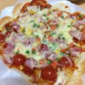 みりん調味料's cooksnap of when they made 餃子の皮ピザ.