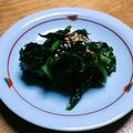 クックXQR1U4☆'s cooksnap of when they made 大根の葉のうまうまナムル♪.