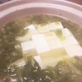 菜つ実☆ミ's cooksnap of when they made 超簡単なセロリの香味湯豆腐.