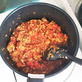 新米主婦ミサ☆'s cooksnap of when they made スパゲティミートソース【柏市学校給食】.