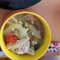 Sakirin24's cooksnap of when they made サニーレタスとミニトマトと卵のスープ.