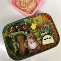 LuckyBerry's cooksnap of when they made トトロのどんぐり弁当.