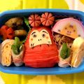 わんこた's cooksnap of when they made キャラ弁♡だるまさん.