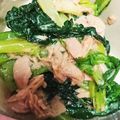 クックRJDA35☆'s cooksnap of when they made ゆき菜とツナの和え物.