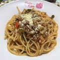 プリンセスうさこ's cooksnap of when they made easyケチャップミートスパゲティ.