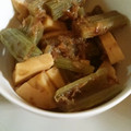 にわか主婦さっちん's cooksnap of when they made 我が家のふきとたけのこの煮物.