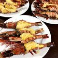 もりはん's cooksnap of when they made ☆有頭エビのタルタルチーズ焼き☆.