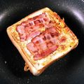 go3go34's cooksnap of when they made とろーり☆ベーコンエッグチーズトースト.