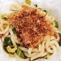 ねぞろ's cooksnap of when they made 簡単！青じそ風味の～レンジで焼きうどん♬.