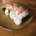 petitart's cooksnap of when they made チーズinかつおふりかけのおにぎり.