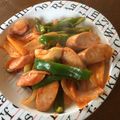 Tropicana✧'s cooksnap of when they made 魚肉ソーセージ☆ナポリタン風ソテー.