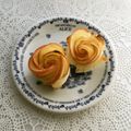 puniＫ's cooksnap of when they made 食パンで❤可愛い♪♪りんごの薔薇パイ風.