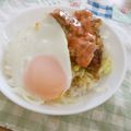 3姉妹ちゃんママ's cooksnap of when they made 牛肉100％ジューシーチーズハンバーグ.