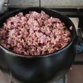 huuming's cooksnap of when they made 土鍋で炊く白米＆玄米＆黒米ごはん.