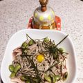 まいママ＊'s cooksnap of when they made 旦那レシピ⑦わさびが利いた蕎麦サラダ.