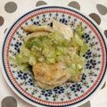 ぽぽきゅ's cooksnap of when they made 簡単♬鶏もも肉の皮パリねぎ塩ソテー♫.