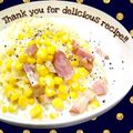 Qchoco's cooksnap of when they made 簡単♪コーンたっぷりクリームスープパスタ.