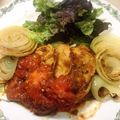 みかいちっ's cooksnap of when they made 焼きトマトで♡豚ロースのバター醤油ソテー.
