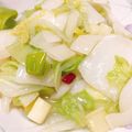 ごんちゃんの姉's cooksnap of when they made 簡単中華・白菜と長ねぎの塩炒め.