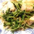 youcay's cooksnap of when they made 鶏肉と豆苗のポン酢マヨ炒め☆.