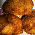 土方ともこ's cooksnap of when they made 肉汁たっぷり！洋食屋さんのメンチカツ！.