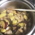 クックSYA91Q☆'s cooksnap of when they made 薩摩芋と蓮根鶏肉の煮物 簡単レシピ.