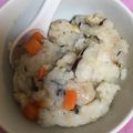 もんす。's cooksnap of when they made 離乳食後期・完了期☆鶏の炊き込みご飯.