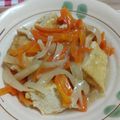 アビー♪ジン's cooksnap of when they made 厚揚げの甘酢あん〜蓮根きんぴらリメイク〜.