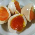 にゃ★にゃ's cooksnap of when they made ＊すぐ出来る！絶品味付き半熟たまご＊.