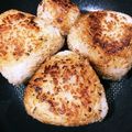 エビビンバ's cooksnap of when they made フライパンで簡単！焼きおにぎり.