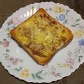 Mｒ．タッド's cooksnap of when they made 朝食に♪納豆とチーズで簡単トースト♪.