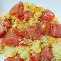 けんけん1016's cooksnap of when they made トマトとカニかまのふんわりたまご炒め.