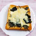 ﾁｲﾁｬﾝﾏﾏ's cooksnap of when they made 悪魔の★海苔チーズトースト.