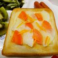 お魚キッチン's cooksnap of when they made おせちリメイク✮柚子香る・なますトースト.