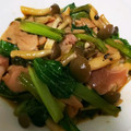 ☆マカロンmama☆'s cooksnap of when they made 小松菜とハムの中華炒め.