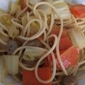 12aloe26's cooksnap of when they made 簡単！白菜生姜たっぷり和風パスタ.