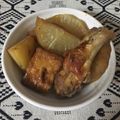 aj1230's cooksnap of when they made 鶏手羽元と大根の煮物.
