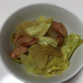 santomo☆'s cooksnap of when they made キャベツと大根とソーセージのカレー炒め.