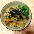 クックBOBEE1☆'s cooksnap of when they made おせち煮物&焼豚でリメイク♪中華おこわ.
