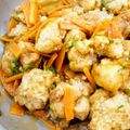 マダムカフェ♡'s cooksnap of when they made ジューシー唐揚げ♪野菜あんかけ南蛮風.