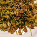 りりゆぅ's cooksnap of when they made 豆苗とひき肉のピリ辛炒め.