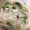 えみこんこん☆'s cooksnap of when they made 冷ご飯で簡単♪松茸お吸い物の素で七草粥　.